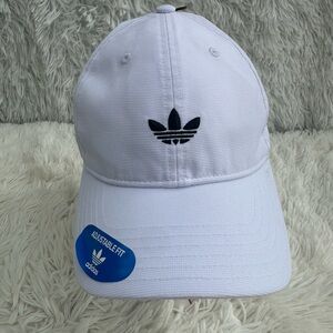 ADIDAS ORIGINALS RELAXED MODERN MENS STRAPBACK HAT WHITE BLACK NEW UNISEX